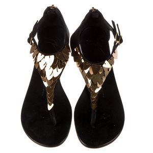 Giuseppe Zanoti summer thong sandal